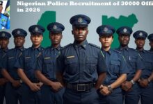 Nigerian Police Recruitment of 30000 Officers in 2026